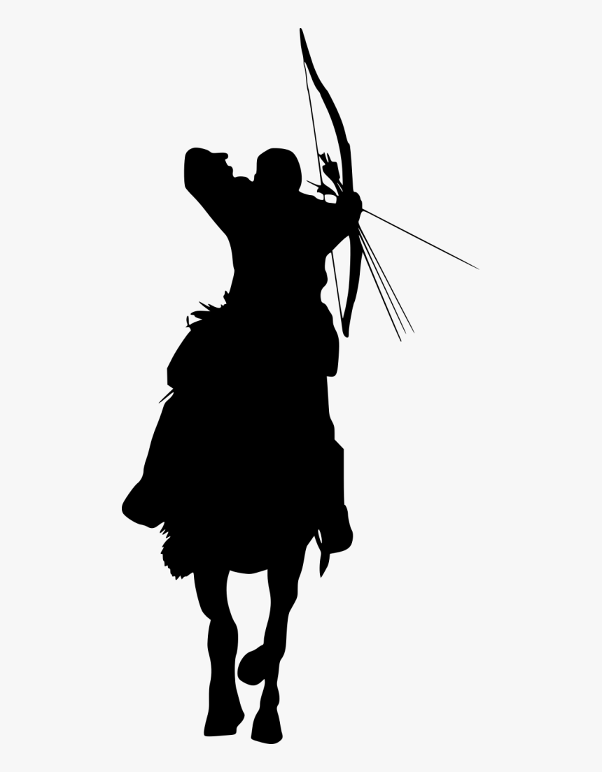 Silhouette Bagpipes Portable Network Graphics Drawing - Horse Archer Silhouette, HD Png Download