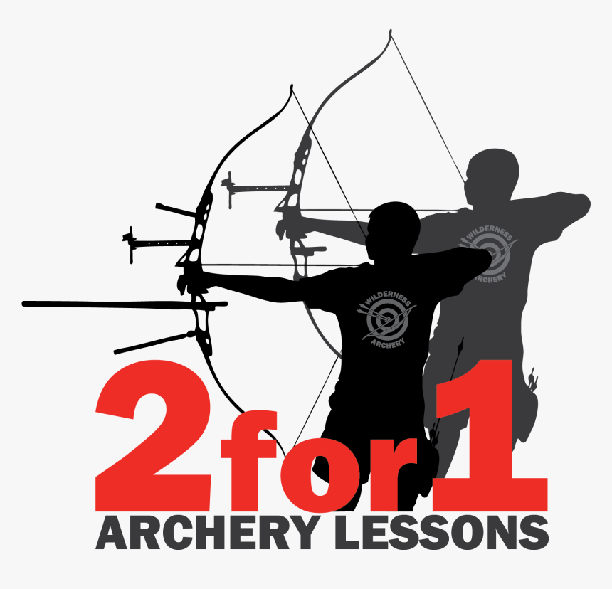Archery Silhouette Bow And Arrow Clip Art - Shoot Rifle, HD Png Download
