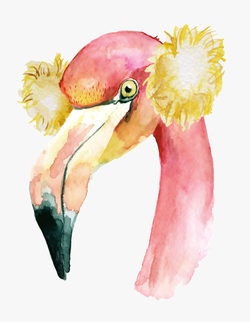 19258picuex 1024 X Oss Process Image/quality,q 70/watermark - Flamingo In A Santa Hat, HD Png Download