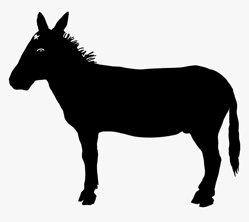 This Free Icons Png Design Of Donkey Silhouette , Png - Donkey Silhouette, Transparent Png
