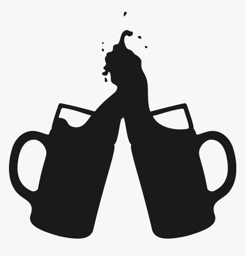 Can Silhouette At Getdrawings - Beer Mug Silhouette Png, Transparent Png