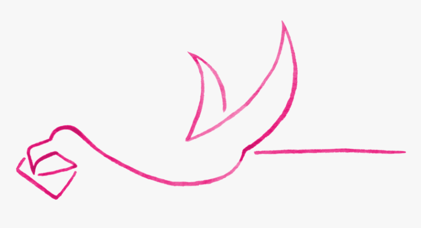 Watercolor Flamingo Mail, HD Png Download