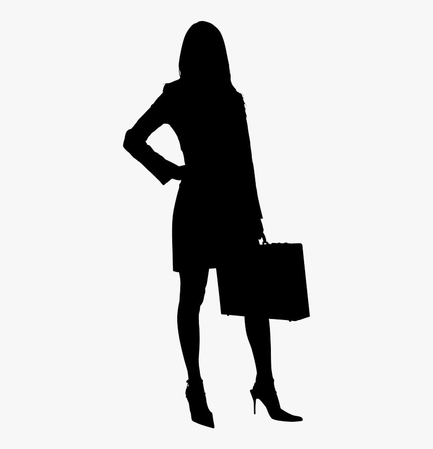Businessperson Clip Art Woman Vector Graphics Silhouette - Silhouette Business Woman Png, Transparent Png