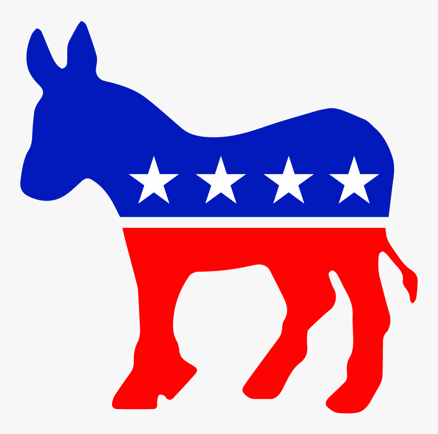 Democratic Donkey Vector Logo - Democratic Party Logo, HD Png Download