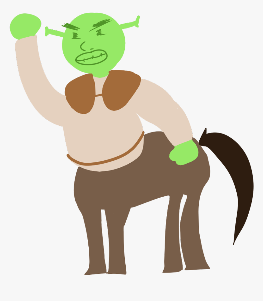Good Ol Shrek Donkey Center For Goody Ol @doodled Be - Cartoon, HD Png Download