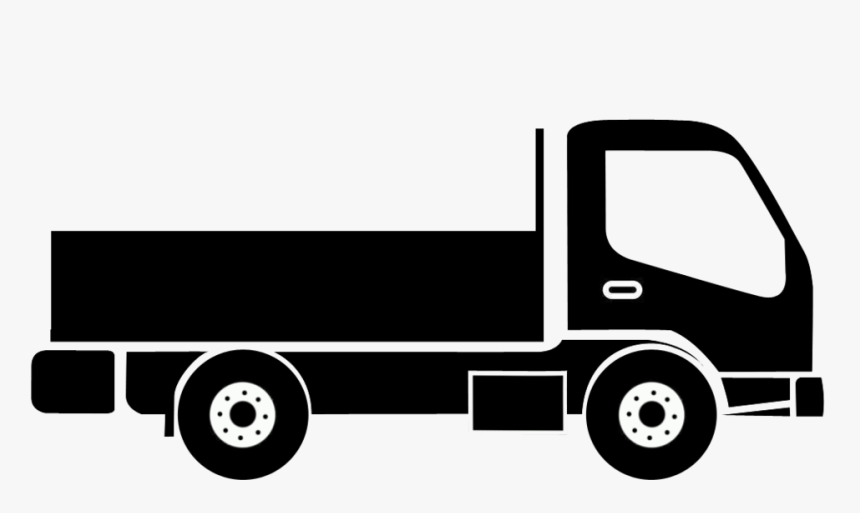 Car Pickup Truck Commercial Vehicle - Cargo Truck Silhouette Png, Transparent Png