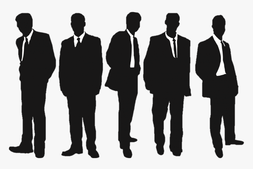 Png Freeuse Library Businessperson Royalty Free Clip - Men In Suits Silhouette, Transparent Png