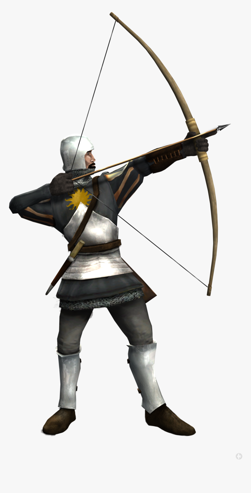 Clip Art Archer Png - Medieval Archer Png, Transparent Png