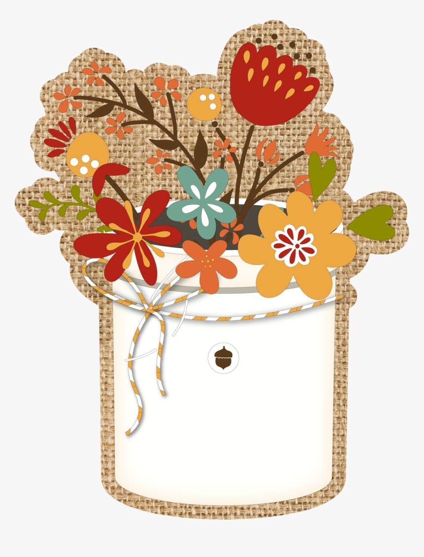 Flower Pot Print & Cut File - Craft, HD Png Download