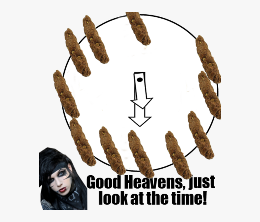 Transparent Andy Biersack Png - Good Heavens Look At The Time Fap, Png Download