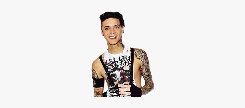#andybiersack #andy #biersack #andyblack #freetoedit - Adorable Andy Biersack Smile, HD Png Download