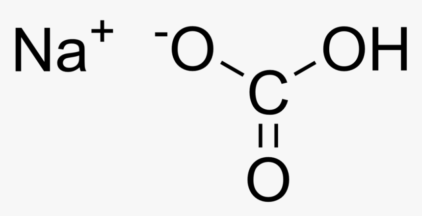 Bicarbonato De Sodio Estrutura, HD Png Download