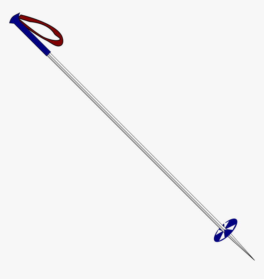 Ski Pole Clip Arts - Ski Pole Clip Art, HD Png Download