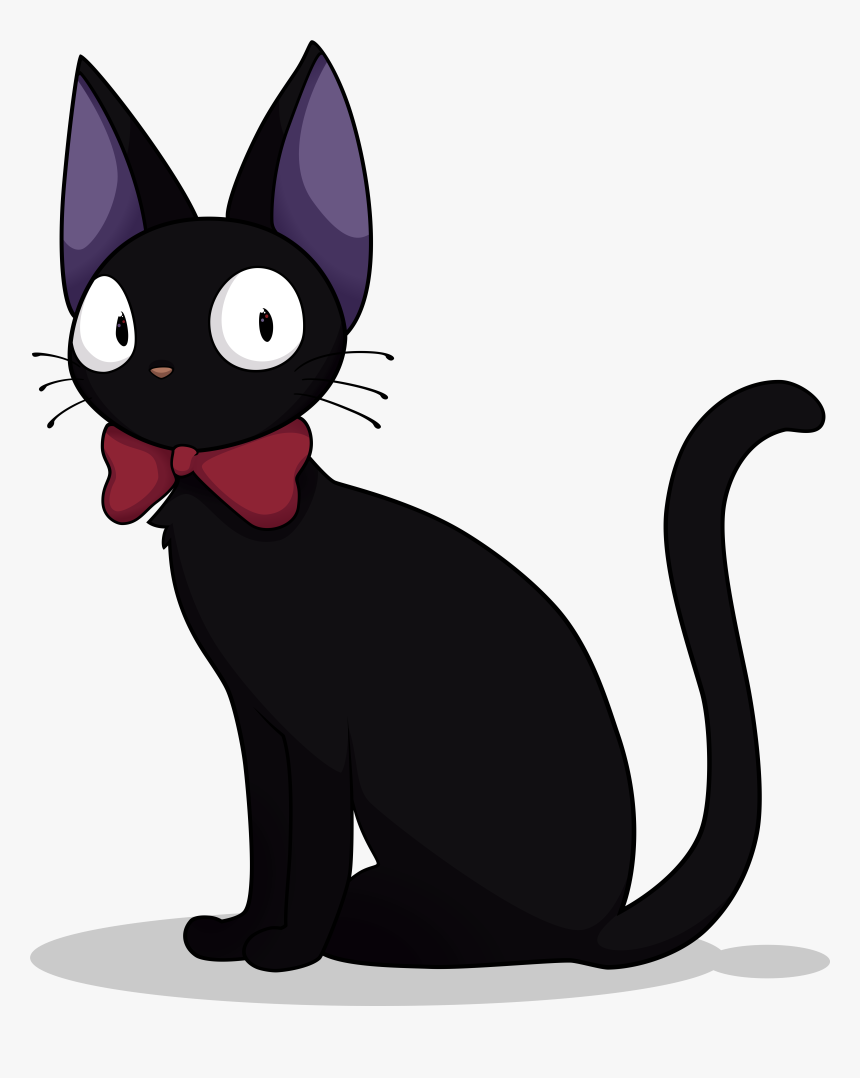 Cat Clipart N Dip Studio - Studio Ghibli Kiki Cat, HD Png Download