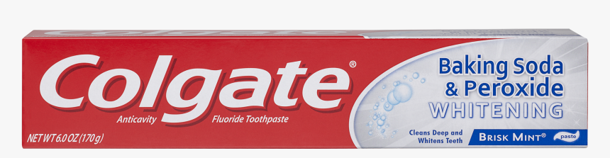 Colgate Baking Soda & Peroxide Whitening Toothpaste, - Colgate, HD Png Download