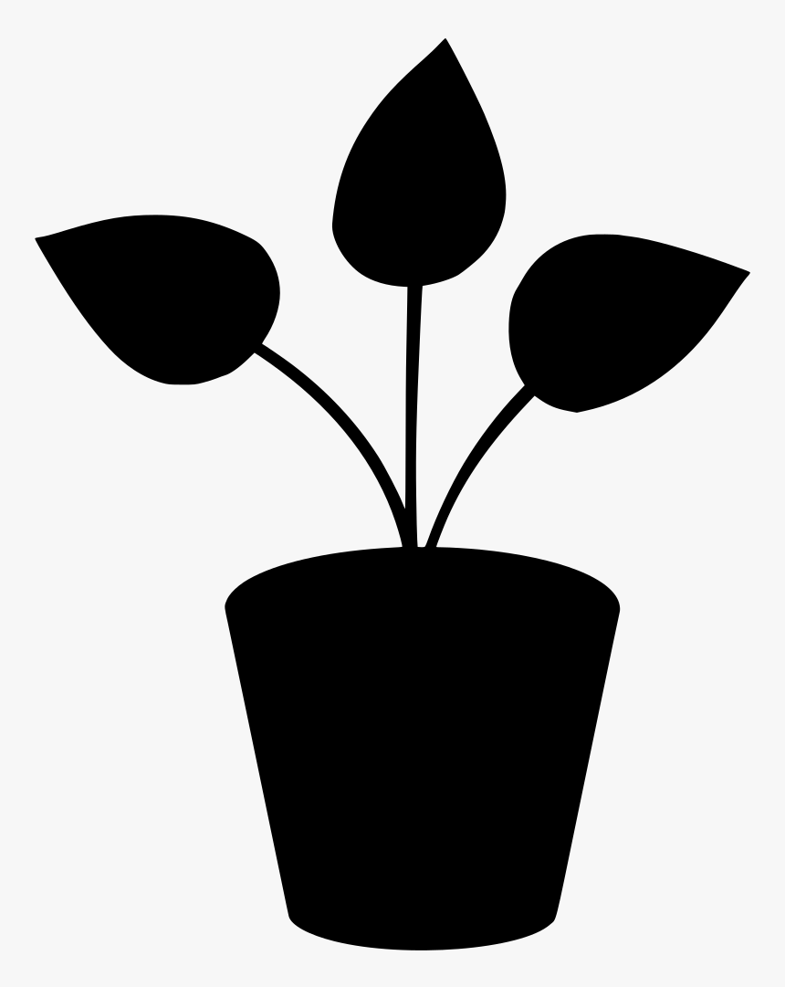 Flower Pot Clipart With Transparent Background, HD Png Download