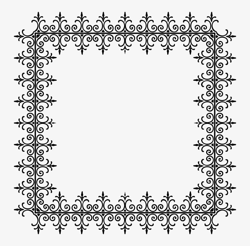 Decorative Divider 240 Frame - Emb Design Small Border, HD Png Download
