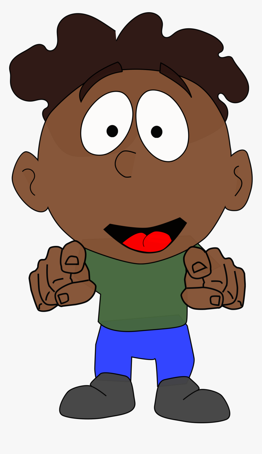 Happy Person Clipart Happy African Man - Clip Art African Person, HD Png Download