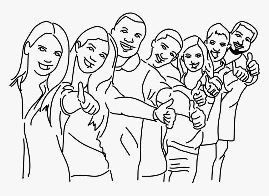 Team, People, Happy, Professional, Smile, Well - Samen Zingen Met Collega's, HD Png Download