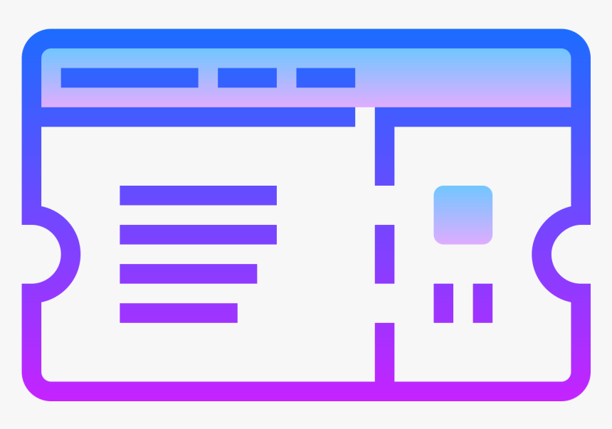 Gift Ticket Icon, HD Png Download