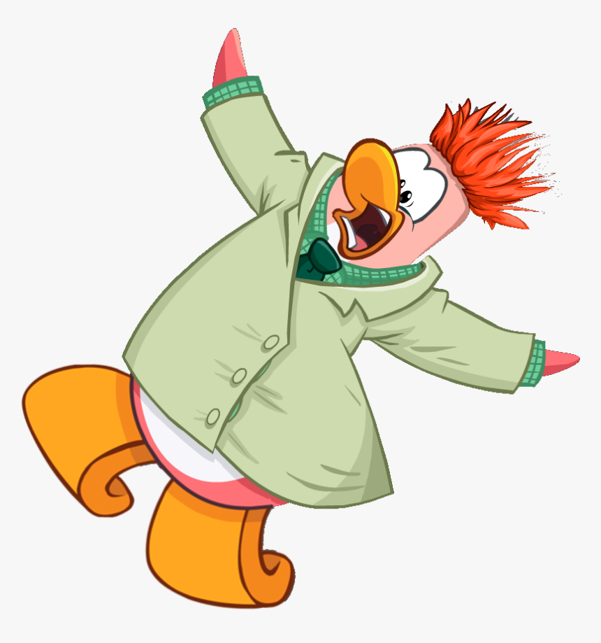 Transparent Beaker Png - Penguin Scream Club Penguin, Png Download