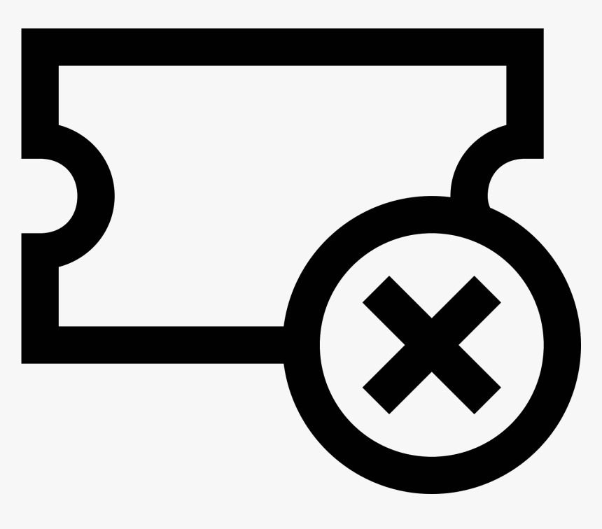 Delete Ticket Icon - Remove From List Icon, HD Png Download