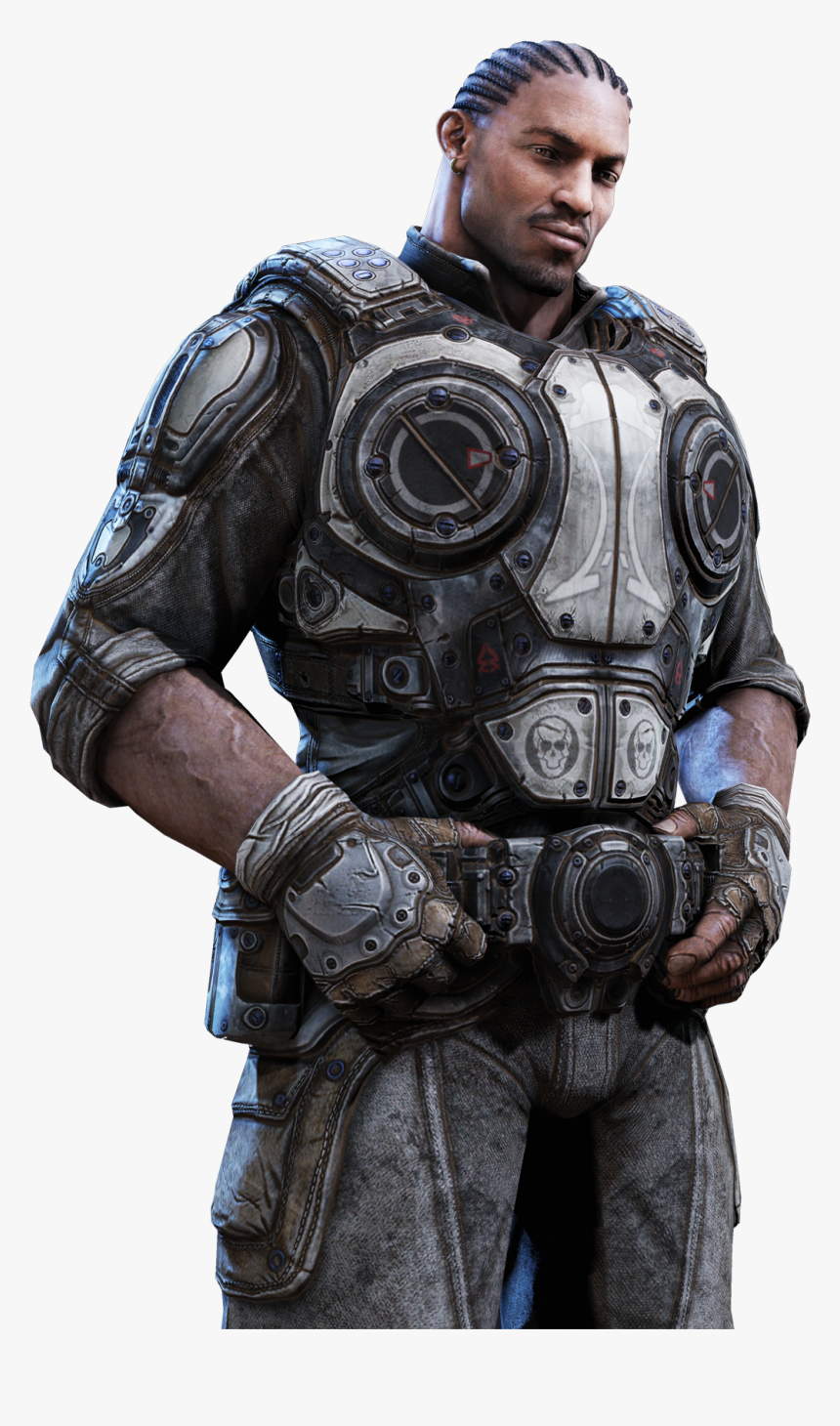 Transparent Gears Of War Clipart - Black Gears Of War Characters, HD Png Download
