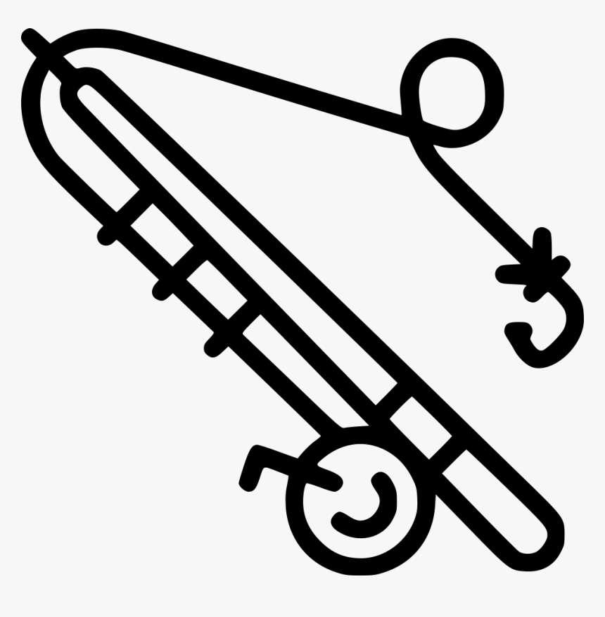 Fishing Rod - Fishing Rod Icon, HD Png Download