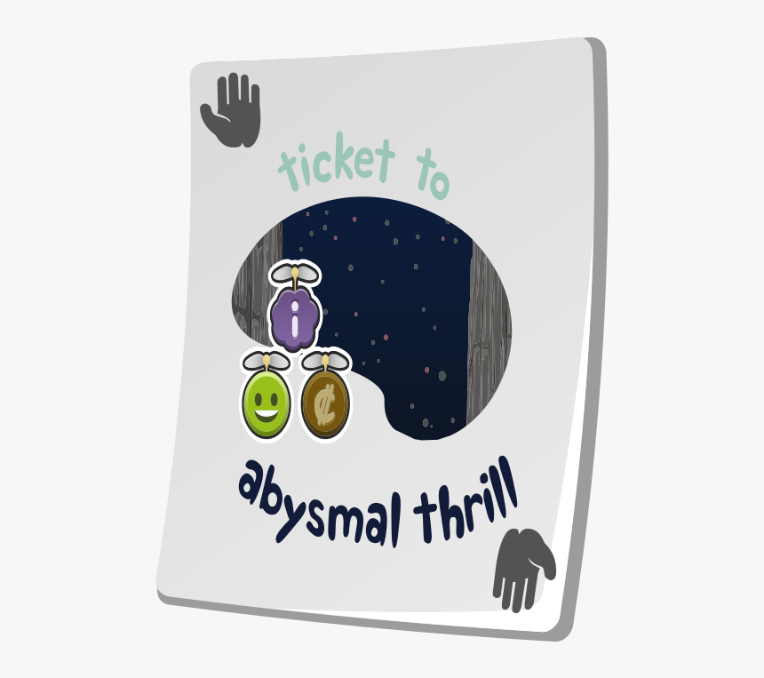 Misc Paradise Ticket Abysmal Thrill Clipart Icon Png - Label, Transparent Png