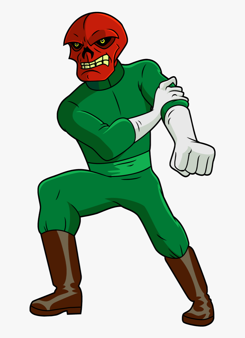 Phineas And Ferb Mission Marvel Villains , Png Download - Phineas And Ferb Mission Marvel Red Skull, Transparent Png
