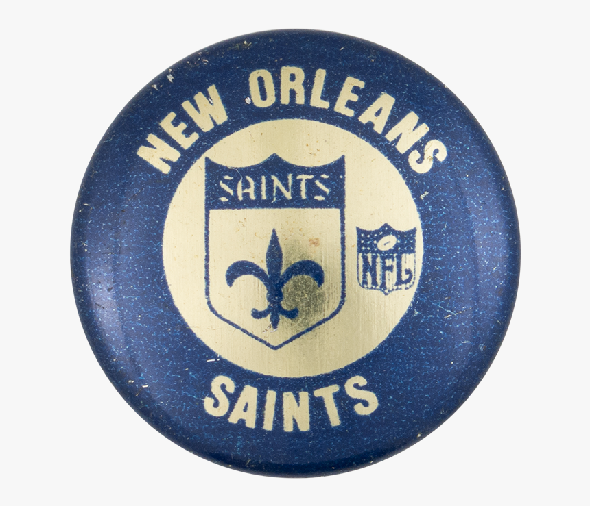 New Orleans Saints Sports Button Museum - Mecom Blue Color Saints, HD Png Download