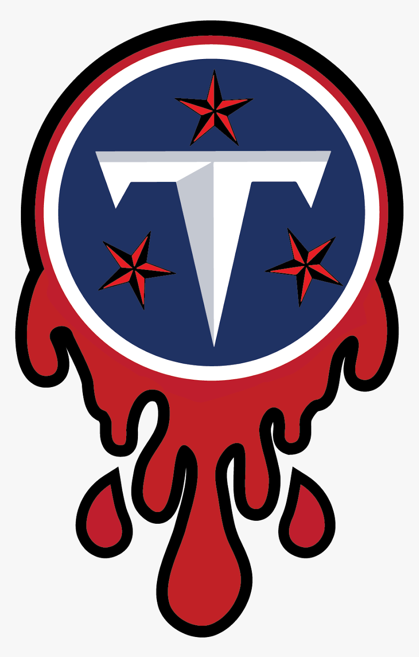 &187 Los Logos De La Nfl Estilo Metalero - Tennessee Titans T Logo, HD Png Download