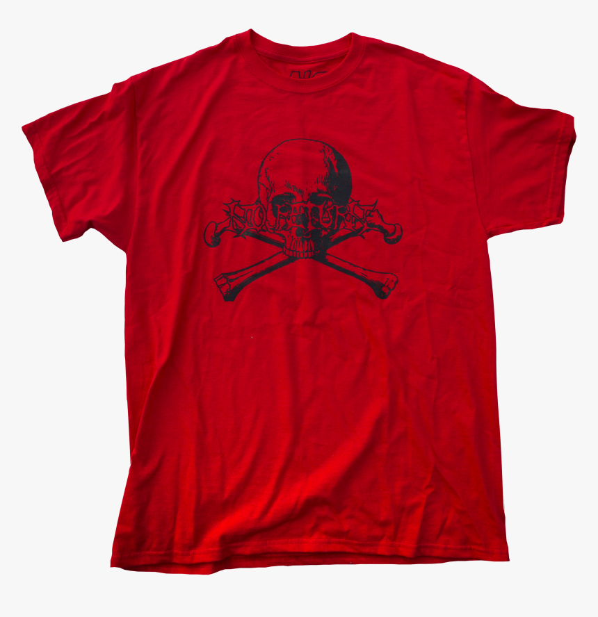 Image Of Red Skull Tee - Active Shirt, HD Png Download