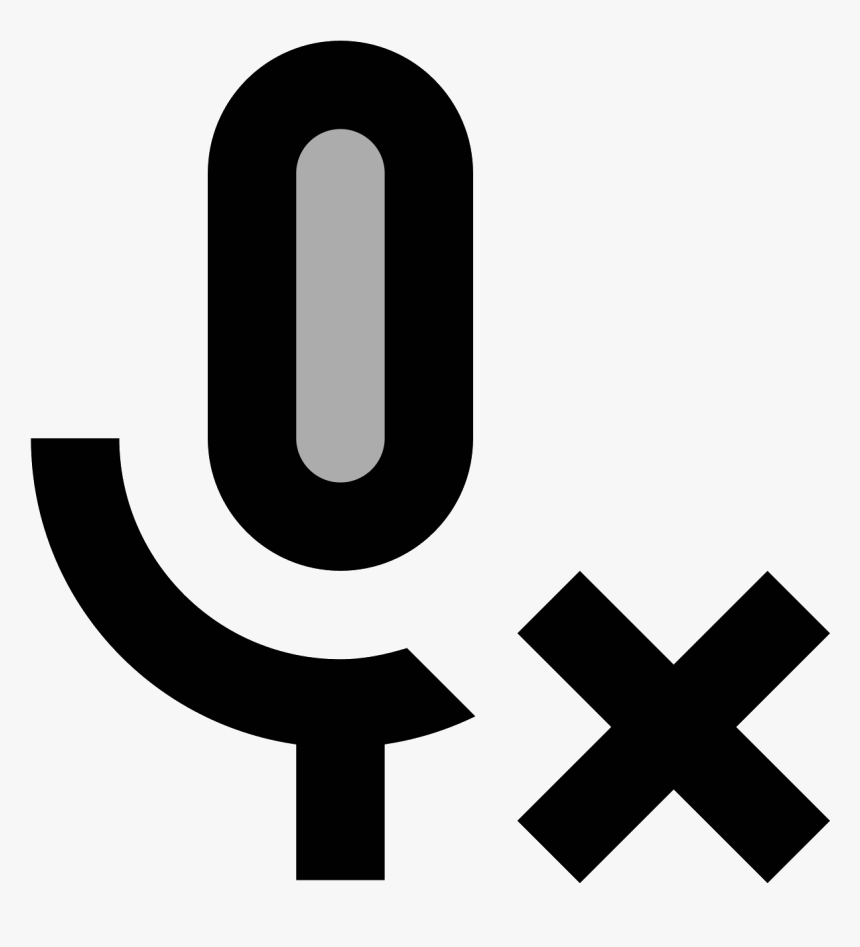 Block Microphone Icon There Is An Image Of A Microphone, HD Png Download