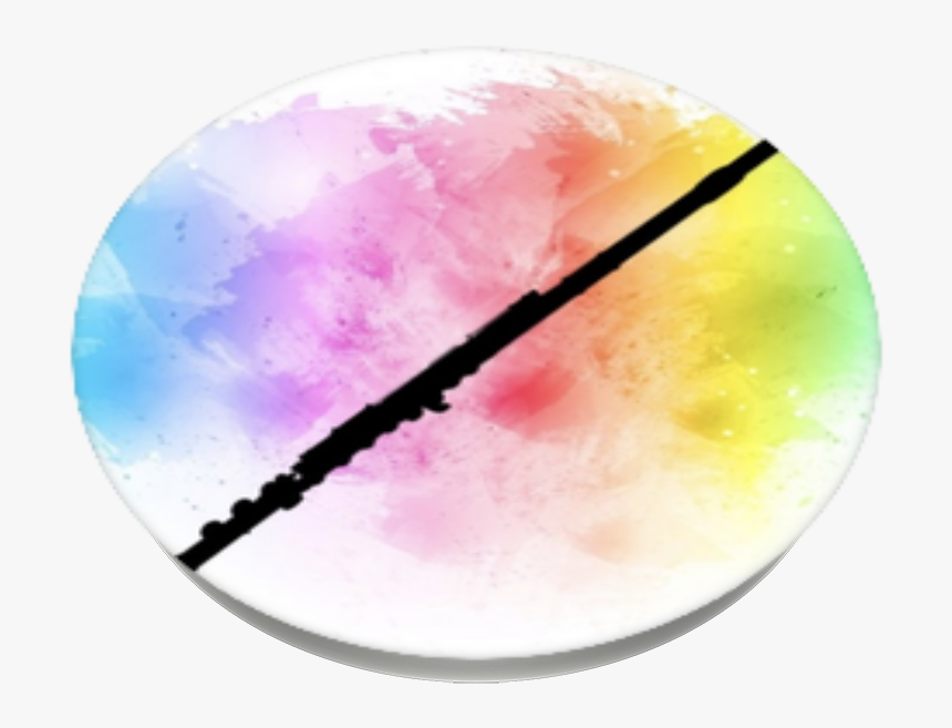 Rainbow Watercolor Music, Popsockets - Circle, HD Png Download