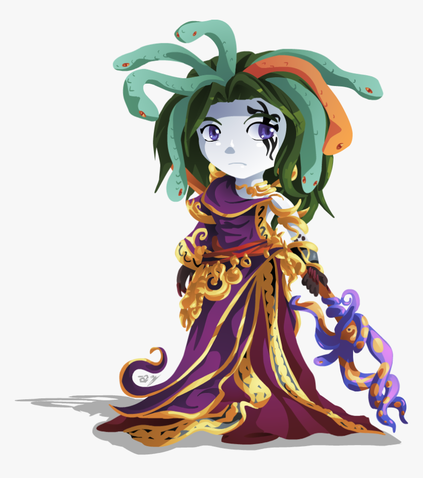 Medusa Clipart Animated - Kid Icarus, HD Png Download