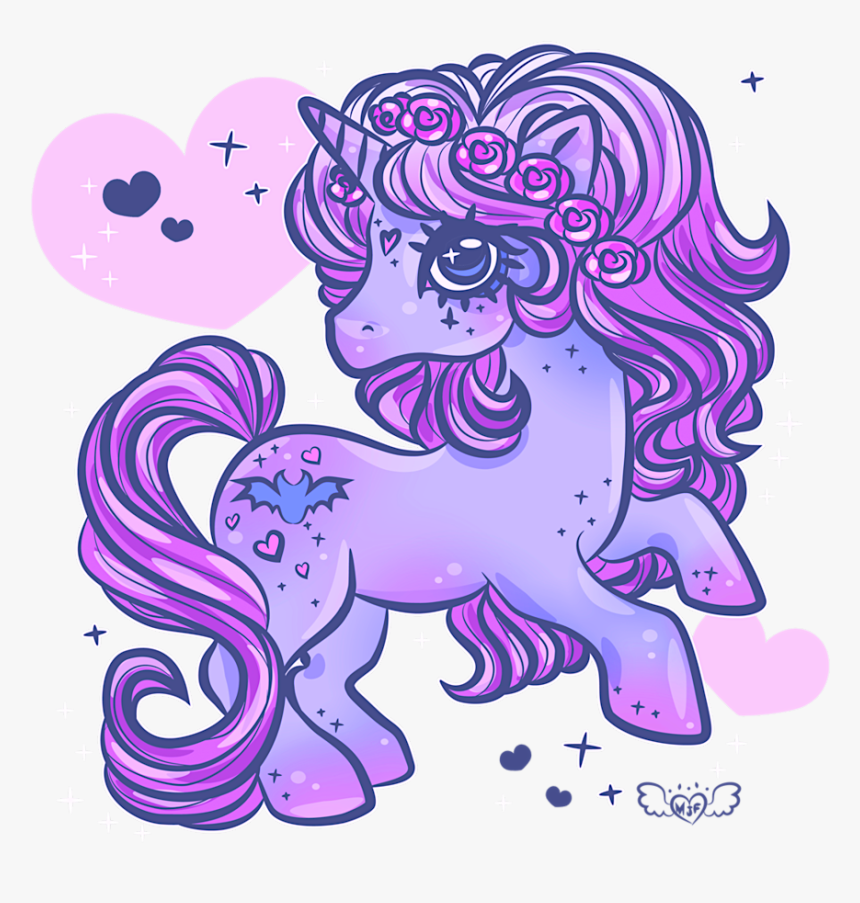 My Little Pastel Goth Pony - Pastel Goth Pastel Unicorn, HD Png Download