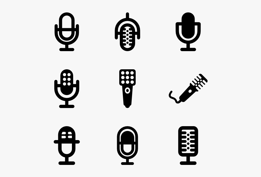 16 Microphone Icon Packs Vector Icon Packs - Small Microphone Icon, HD Png Download