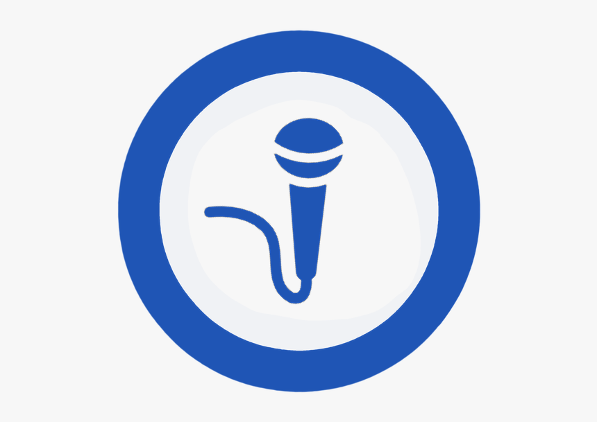Icon, Blue, Flat, Microphone - Google Panoramio, HD Png Download