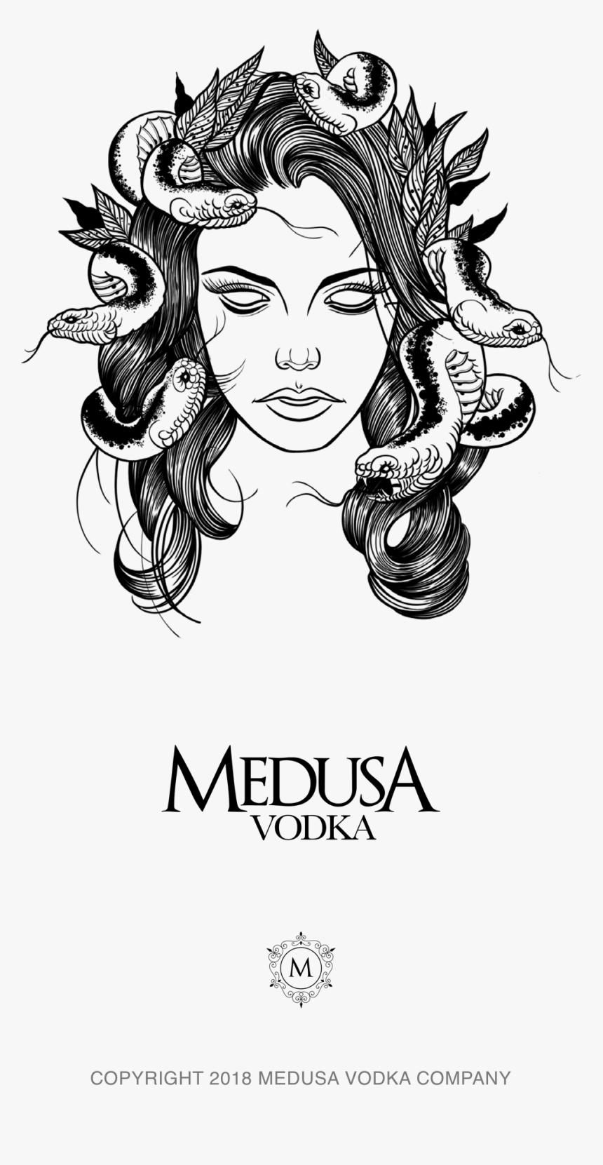 Medusa Vodka, HD Png Download