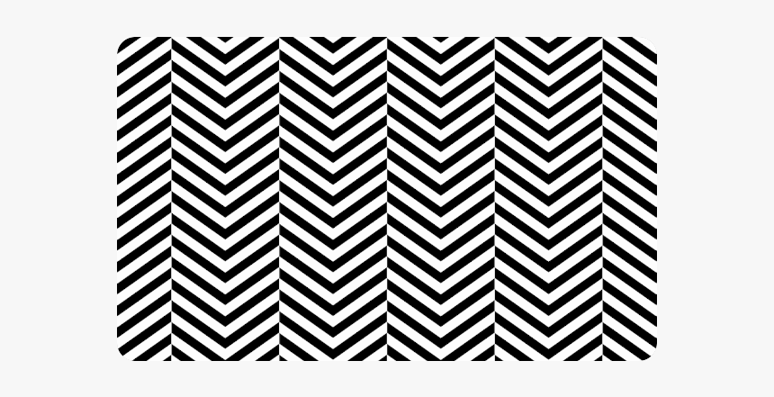 Black And White Classic Chevron Pattern Doormat 30 - Doormat, HD Png Download
