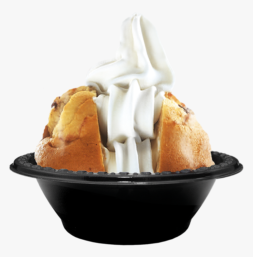 Blueberry Muffin & Ice Cream - Bun, HD Png Download
