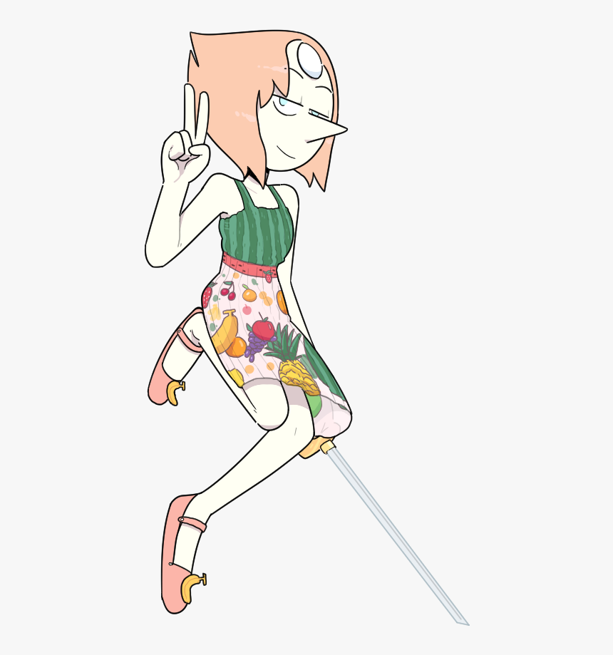 Clothing White Footwear Joint Male Fictional Character - Pearl Transparent Steven Universe, HD Png Download