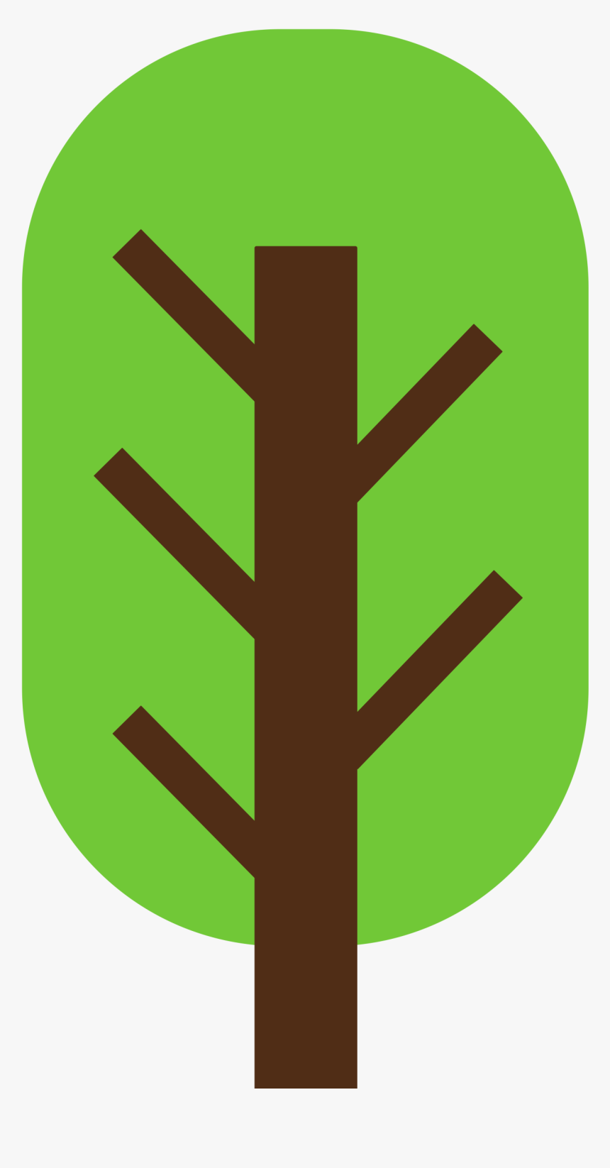 Grass,leaf,symbol - Tree Square Icon Png, Transparent Png