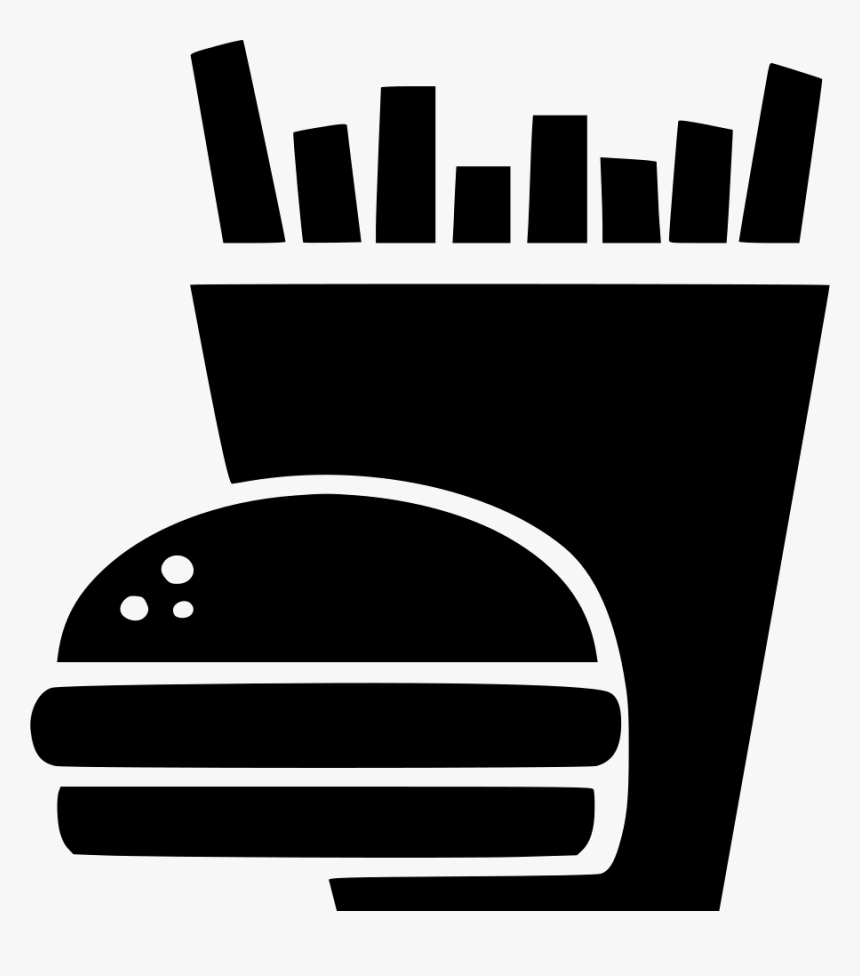 Hamburger Letters Png - Burger And Fries Icon, Transparent Png