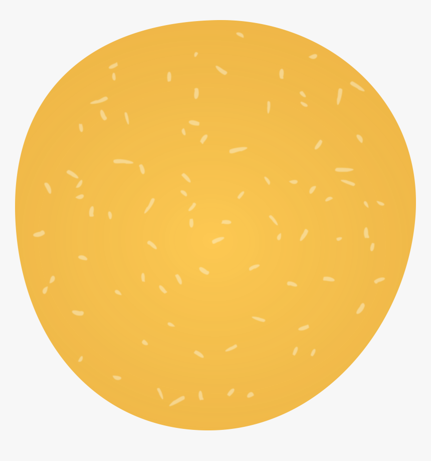 Hamburger Bun With Sesame Clip Arts - Circle, HD Png Download