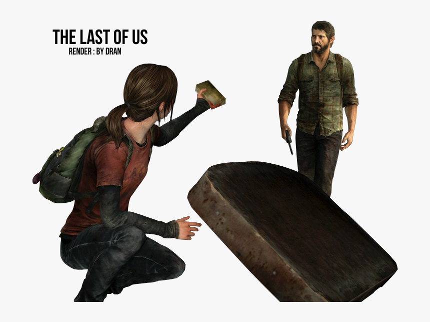 The Last Of Us Render By Diego-dran Clipartlook - Sitting, HD Png Download