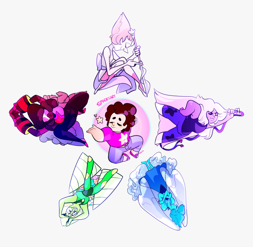 Garnet Steven Universe Pearl Gemstone Crystal - Steven Universe Garnet Gemstone, HD Png Download