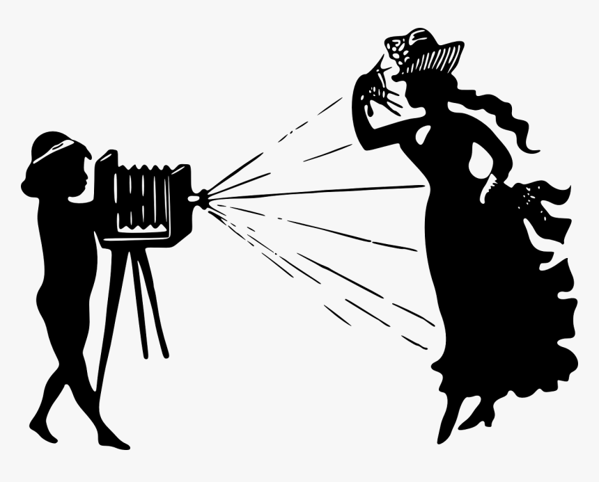 Photography Photographer Silhouette Free Picture - Portrait Photography Clip Art, HD Png Download
