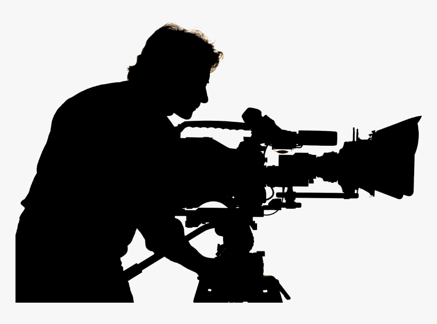 Film Camera Silhouette , Png Download - Video Camera Silhouette Png, Transparent Png